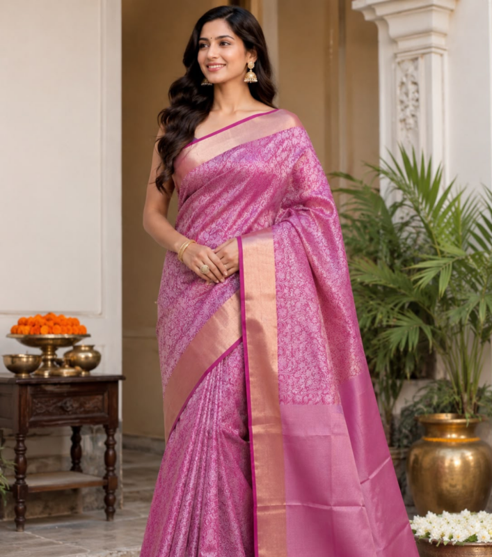 Best Ambani Tissue Silk Saree
