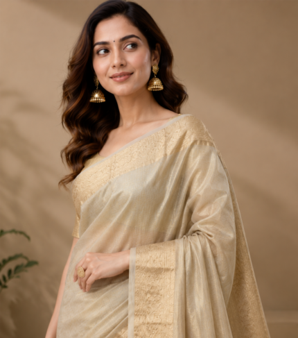 Trending Tasser Banarsi Silk Saree