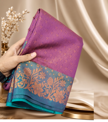 Vibrant Vogue Brocade Pattu Silk Saree